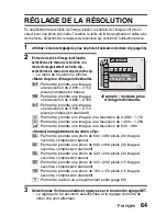 Предварительный просмотр 70 страницы Sanyo VPC-E6U - 6-Megapixel Digital Camera (French) Manuel D'Instructions