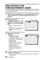 Предварительный просмотр 71 страницы Sanyo VPC-E6U - 6-Megapixel Digital Camera (French) Manuel D'Instructions