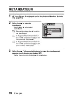 Предварительный просмотр 75 страницы Sanyo VPC-E6U - 6-Megapixel Digital Camera (French) Manuel D'Instructions