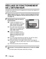 Предварительный просмотр 77 страницы Sanyo VPC-E6U - 6-Megapixel Digital Camera (French) Manuel D'Instructions