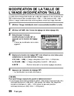 Предварительный просмотр 105 страницы Sanyo VPC-E6U - 6-Megapixel Digital Camera (French) Manuel D'Instructions