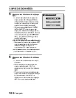 Предварительный просмотр 109 страницы Sanyo VPC-E6U - 6-Megapixel Digital Camera (French) Manuel D'Instructions