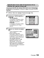 Предварительный просмотр 112 страницы Sanyo VPC-E6U - 6-Megapixel Digital Camera (French) Manuel D'Instructions