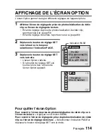 Предварительный просмотр 120 страницы Sanyo VPC-E6U - 6-Megapixel Digital Camera (French) Manuel D'Instructions