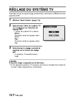 Предварительный просмотр 133 страницы Sanyo VPC-E6U - 6-Megapixel Digital Camera (French) Manuel D'Instructions