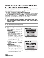 Предварительный просмотр 139 страницы Sanyo VPC-E6U - 6-Megapixel Digital Camera (French) Manuel D'Instructions