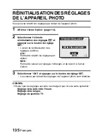 Предварительный просмотр 141 страницы Sanyo VPC-E6U - 6-Megapixel Digital Camera (French) Manuel D'Instructions