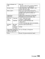 Предварительный просмотр 174 страницы Sanyo VPC-E6U - 6-Megapixel Digital Camera (French) Manuel D'Instructions