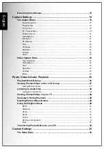 Предварительный просмотр 4 страницы Sanyo VPC-E870 - 8-Megapixel Digital Camera User Manual