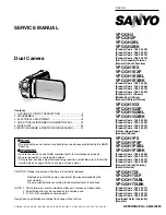 Sanyo VPC-GH1EXBK Service Manual preview