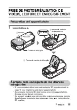 Preview for 3 page of Sanyo VPC-GH2 - Full HD 1080 Video (French) Mode D'Emploi