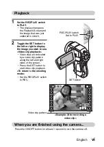 Предварительный просмотр 7 страницы Sanyo VPC HD1 - Xacti Camcorder - 720p Instruction Manual