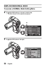 Предварительный просмотр 72 страницы Sanyo VPC HD1 - Xacti Camcorder - 720p Instruction Manual