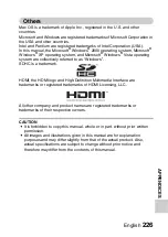 Предварительный просмотр 245 страницы Sanyo VPC HD1 - Xacti Camcorder - 720p Instruction Manual