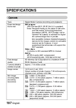 Preview for 211 page of Sanyo VPC HD2 - Xacti Camcorder - 720p Instruction Manual