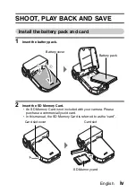 Предварительный просмотр 5 страницы Sanyo VPC HD700 - Xacti Camcorder - 720p Instruction Manual