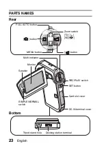 Предварительный просмотр 38 страницы Sanyo VPC HD700 - Xacti Camcorder - 720p Instruction Manual