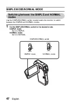 Предварительный просмотр 62 страницы Sanyo VPC HD700 - Xacti Camcorder - 720p Instruction Manual