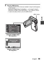 Предварительный просмотр 65 страницы Sanyo VPC HD700 - Xacti Camcorder - 720p Instruction Manual