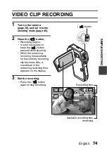 Предварительный просмотр 89 страницы Sanyo VPC HD700 - Xacti Camcorder - 720p Instruction Manual