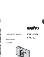 Preview for 1 page of Sanyo VPC-J2 Instruction Manual