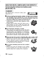 Preview for 18 page of Sanyo VPC-J2 Instruction Manual