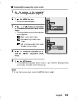 Preview for 47 page of Sanyo VPC-J2 Instruction Manual