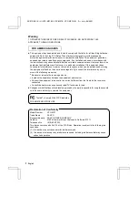 Предварительный просмотр 2 страницы Sanyo VPC-MZ1 Instruction Manual