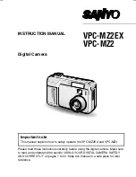 Sanyo VPC-MZ2 Instruction Manual предпросмотр