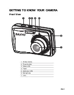 Предварительный просмотр 12 страницы Sanyo VPC S1080 - Xacti Digital Camera Instruction Manual