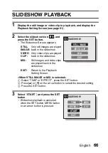 Preview for 69 page of Sanyo VPC-S5 Instruction Manual