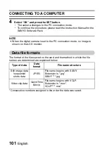 Preview for 104 page of Sanyo VPC-S5 Instruction Manual