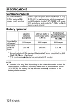 Preview for 134 page of Sanyo VPC-S5 Instruction Manual