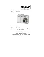 Sanyo VPC-S500EX Instruction Manual preview