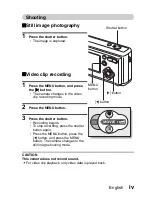 Предварительный просмотр 5 страницы Sanyo VPC-S6 User Manual