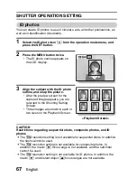 Предварительный просмотр 73 страницы Sanyo VPC-S6 User Manual