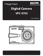 Sanyo Vpc s750 - Vpc-s750 User Manual preview