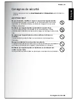 Preview for 5 page of Sanyo VPC-S750 (French) Manuel De L'Utilisateur