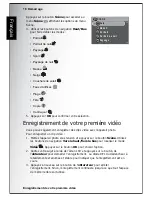 Предварительный просмотр 32 страницы Sanyo VPC-S750 (French) Manuel De L'Utilisateur