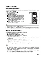 Предварительный просмотр 24 страницы Sanyo VPC-S880 - Xacti Digital Camera Instruction Manual