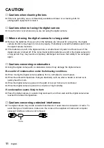 Preview for 14 page of Sanyo VPC SX 550 Instruction Manual