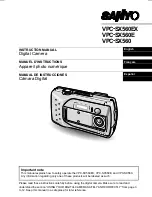 Sanyo VPC-SX560 Instruction Manual предпросмотр