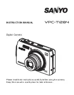 Preview for 1 page of Sanyo VPC-T1284 Instruction Manual