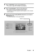 Предварительный просмотр 11 страницы Sanyo VPC-X1220EX Instruction Manual