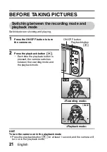 Предварительный просмотр 36 страницы Sanyo VPC-X1220EX Instruction Manual