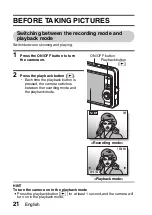 Предварительный просмотр 36 страницы Sanyo VPC-X1400 Instruction Manual