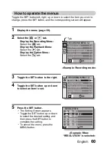 Предварительный просмотр 75 страницы Sanyo VPC-X1400 Instruction Manual