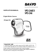 Sanyo VPCCA6OR Instruction Manual preview