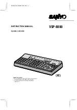 Preview for 1 page of Sanyo VSP-8000 Instruction Manual