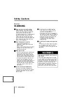 Preview for 4 page of Sanyo VSP-9000 Instruction Manual